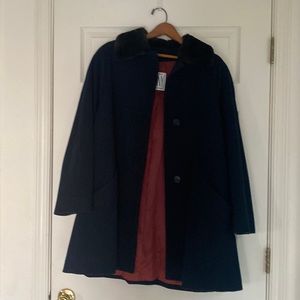 Vintage wool swing coat